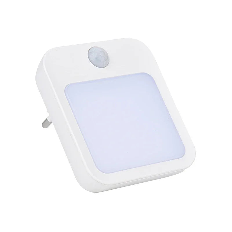 Night Light Motion Sensor With LED Light EU/US Plug Lamps Children's Night Light Wireless Night Lamp For Bedside Table Bedroom Portable Night Light, Night Light
