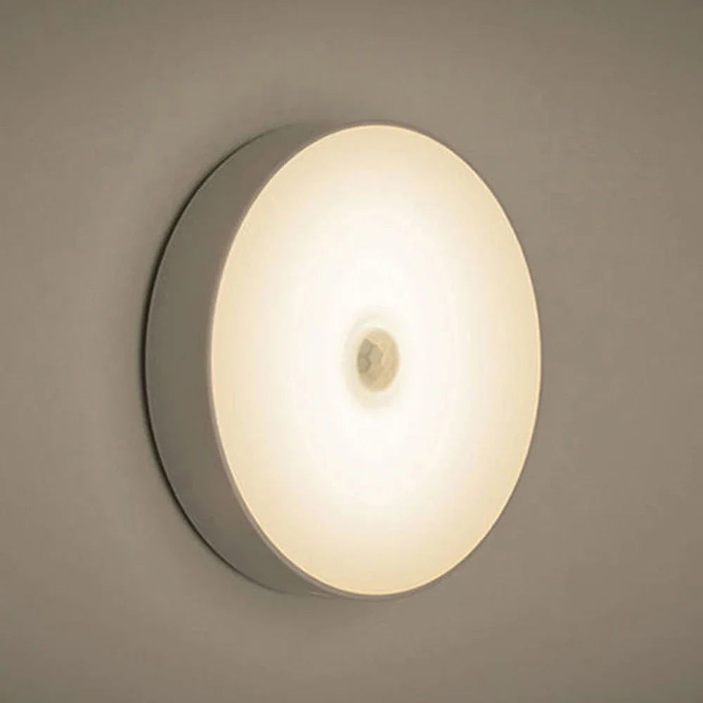 LED Night Light Smart Human Body Sensor with Digital Sensor Head Magnetic Suction Wireless-Use Eye Protect Night Lighting Lamp