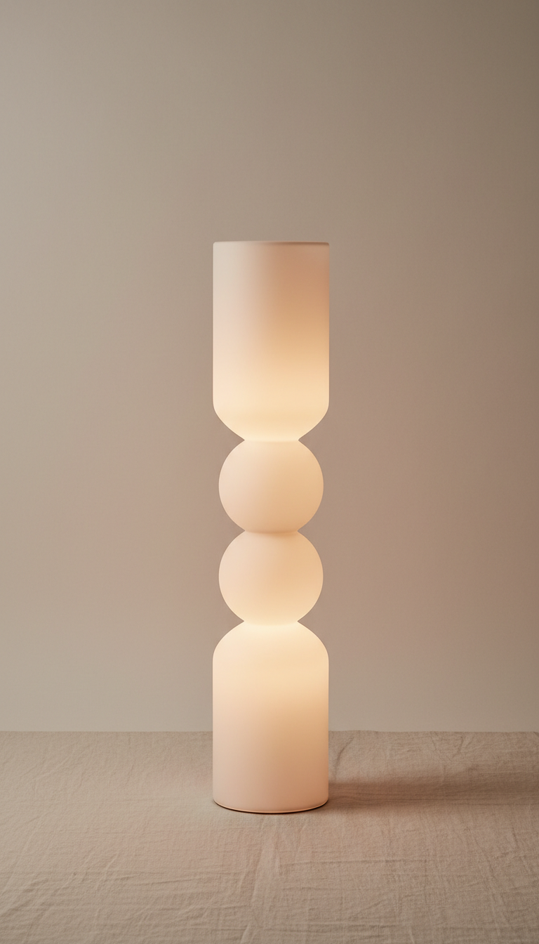 Solstice Frosted Glass Floor Lamp